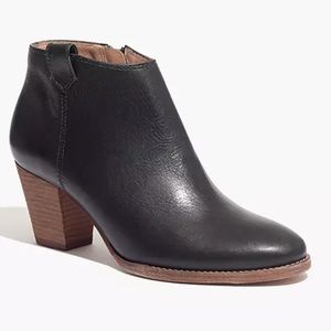 Madewell Billie Boots in Black Leather
